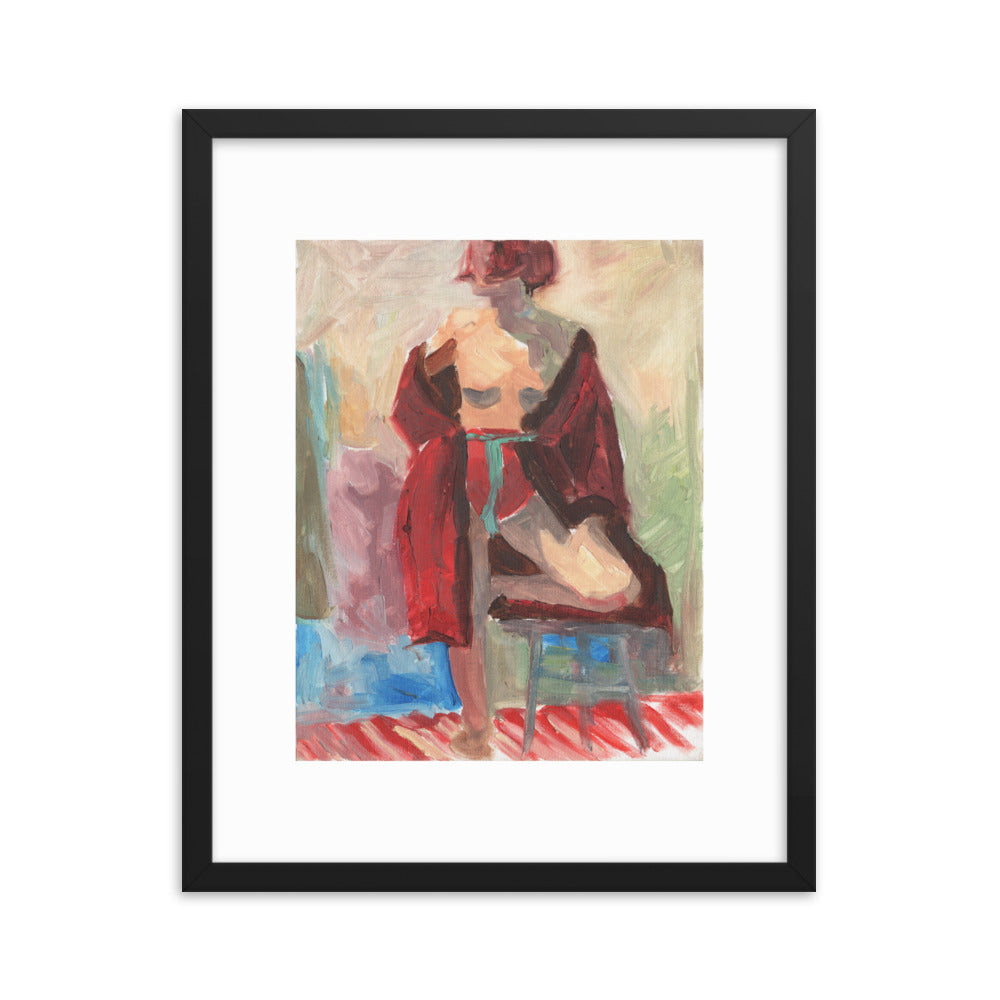 French Girl - Framed