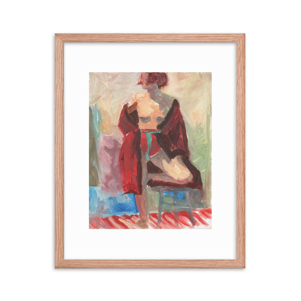 French Girl - Framed