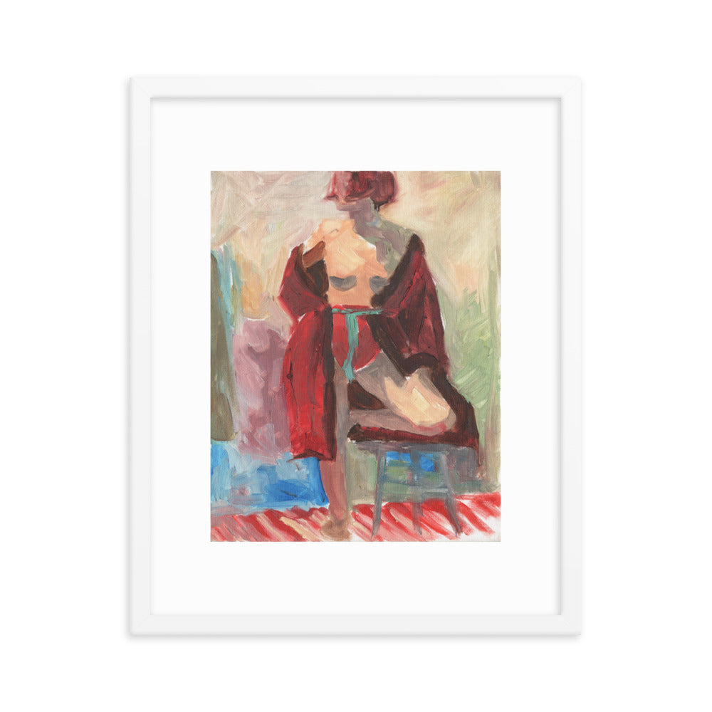 French Girl - Framed
