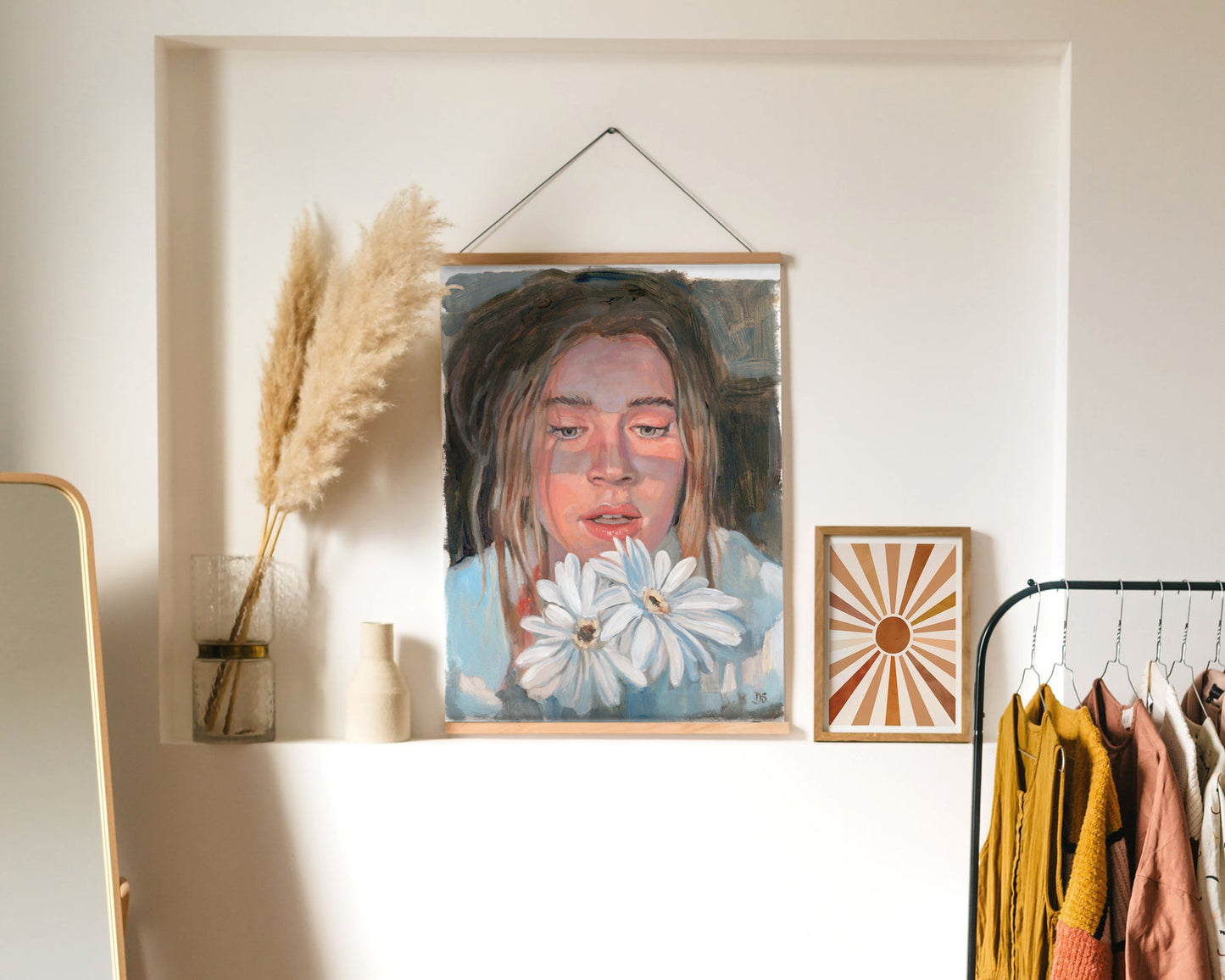 Girl With Flowers