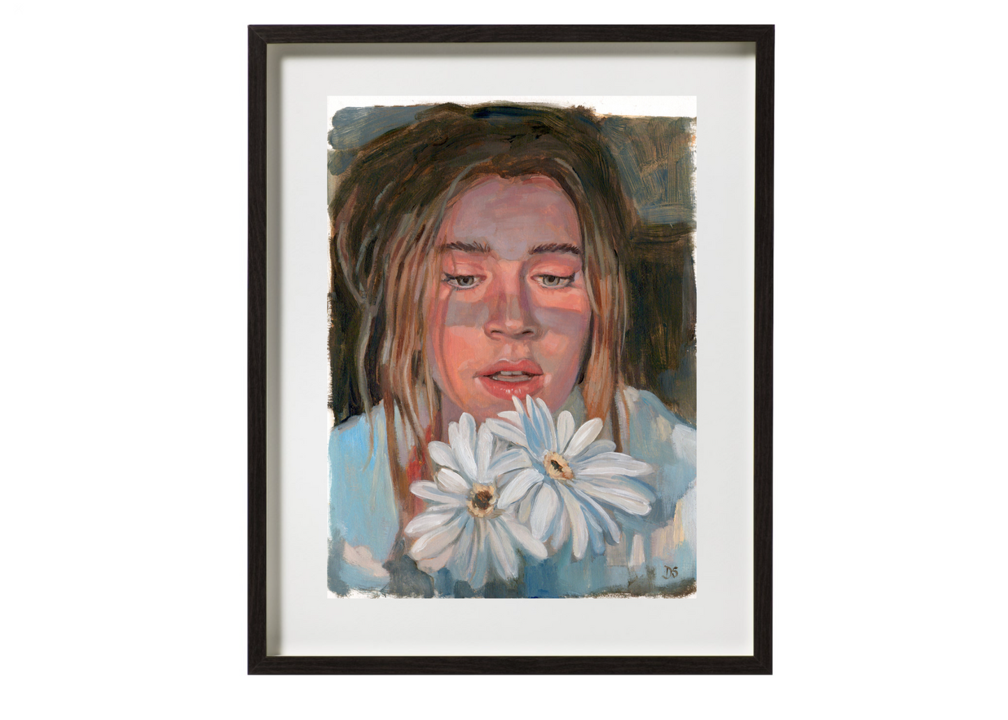 Girl With Flowers